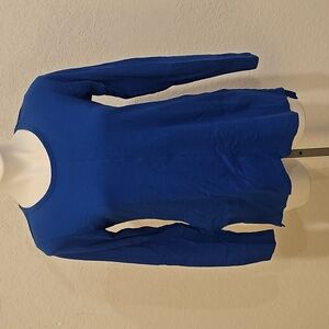 LOGO by Lori Goldstein Vibrant Blue Top